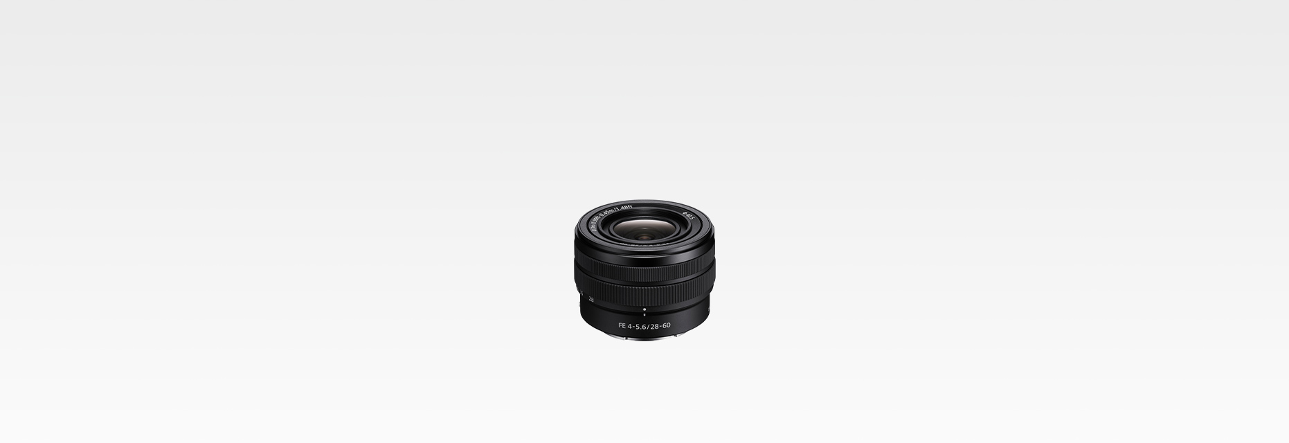 Produktový snímek objektivu FE 28–60 mm F4–5,6