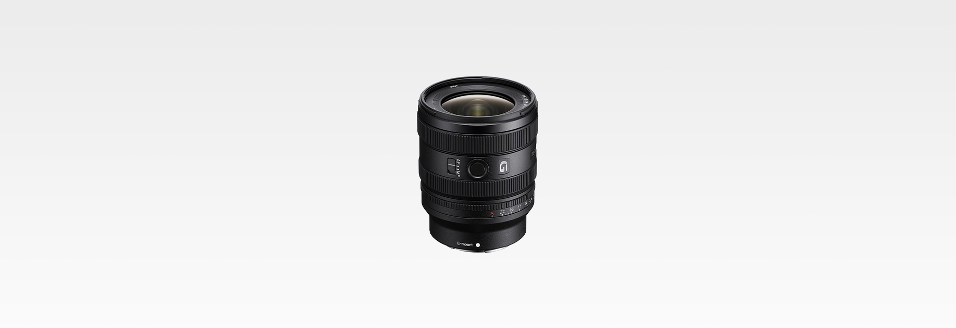 Produktový snímek objektivu FE 16–25 mm F2,8 G
