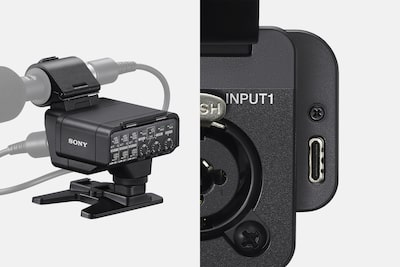 Obrázek produktu zobrazující ministojan a detailní záběr na konektor USB Type-C®.